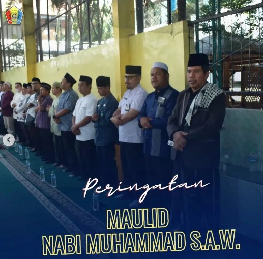 Maulid Nabi Muhammad SAW 1445 H; Meneladani akhlak rasul Muhammad SAW sebagai bekal pribadi yang mengarungi kehidupan yang fana dan serba tipu daya.