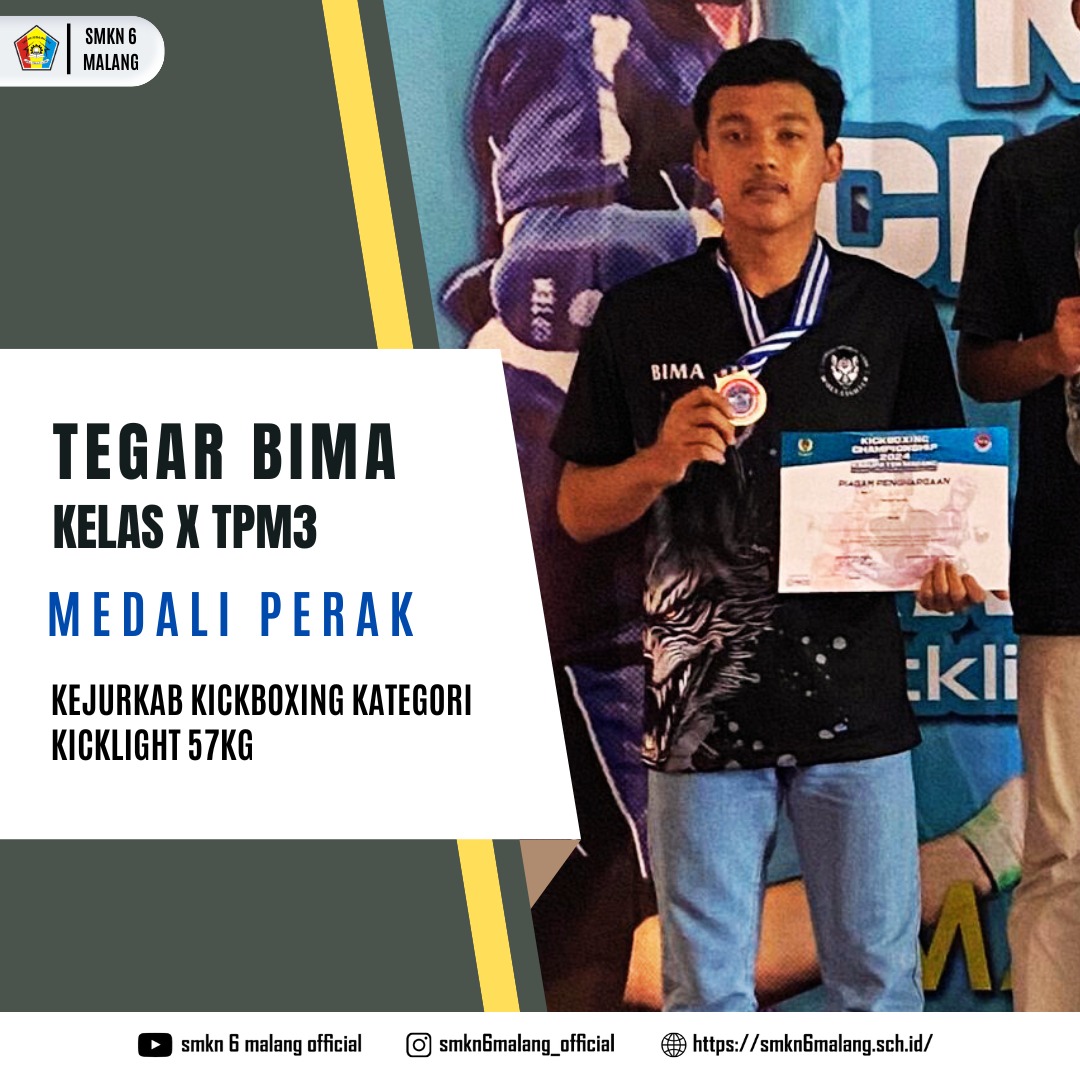 Tegar Bima Raih Medali Perak dalam Kejurkab Kickboxing